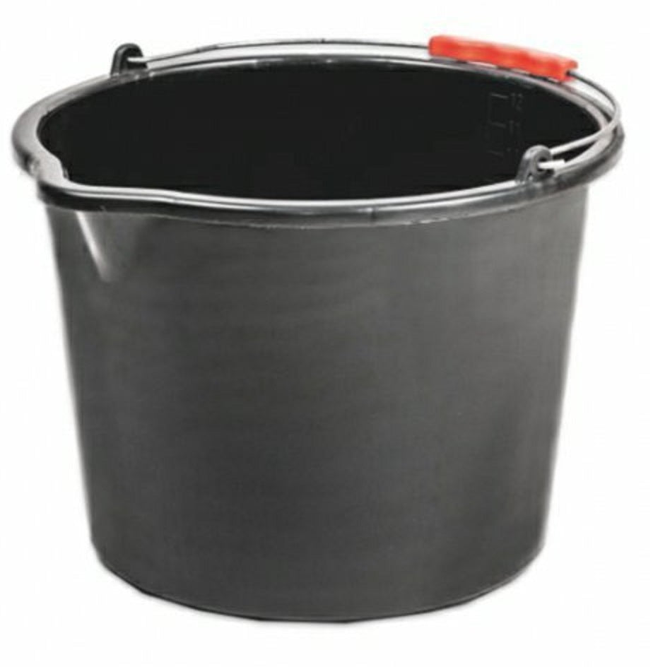 Black PP Bucket 20L Outdoor Watering Kit DIY Workshop Accessory - SGP Garden Ltd