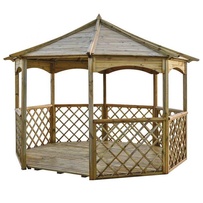 Buckingham Octogan Timber Gazebo - SGP Garden Ltd
