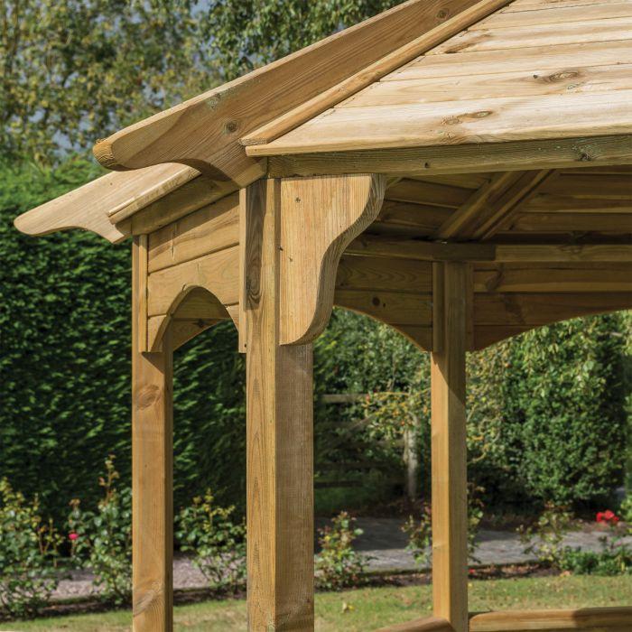 Buckingham Octogan Timber Gazebo - SGP Garden Ltd