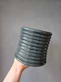Casper Rolled Teal Pot - SGP Garden Ltd