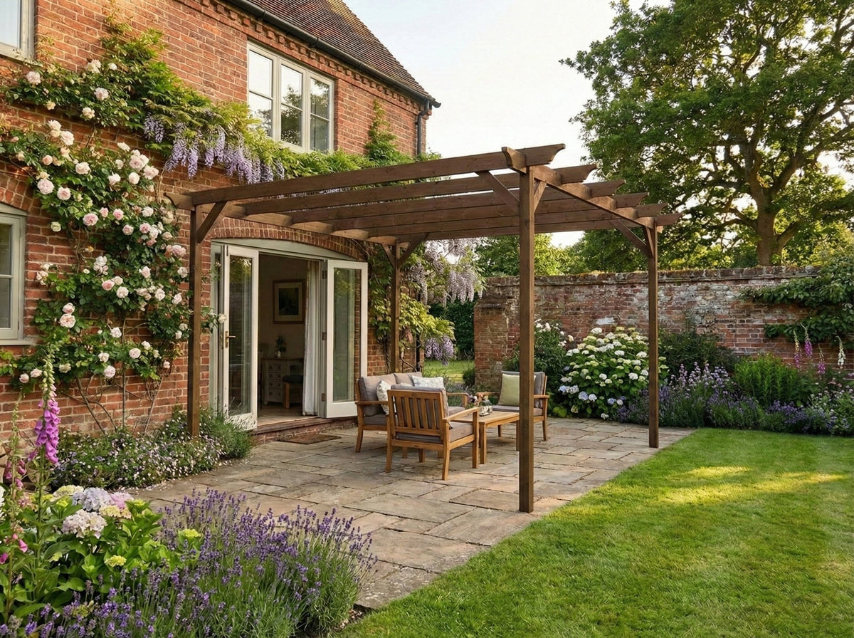 Champion Wooden Garden Pergola Kit - SGP Garden Ltd