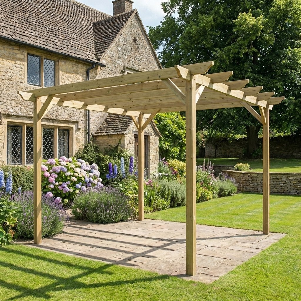 Champion Wooden Garden Pergola Kit - SGP Garden Ltd