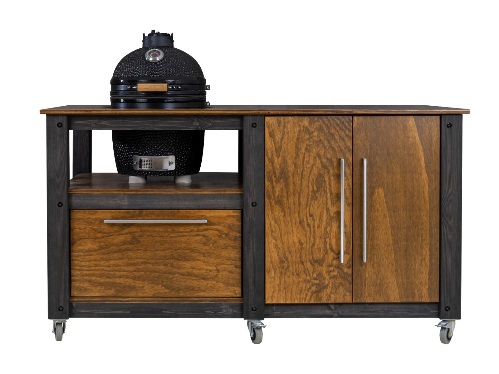 "Chef's Mate" BBQ Grill Table, Kitchen space for all ceramic kamado cookers - SGP Garden Ltd