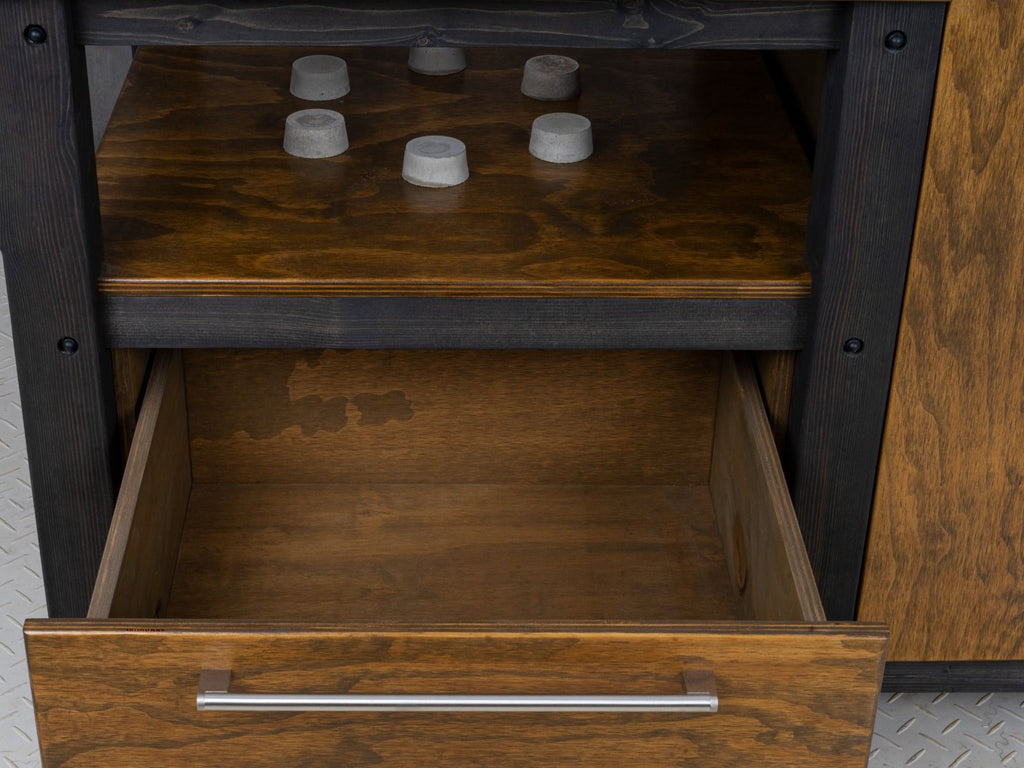 "Chef's Mate" BBQ Grill Table, Kitchen space for all ceramic kamado cookers - SGP Garden Ltd