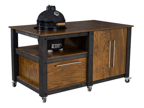 "Chef's Mate" BBQ Grill Table, Kitchen space for all ceramic kamado cookers - SGP Garden Ltd
