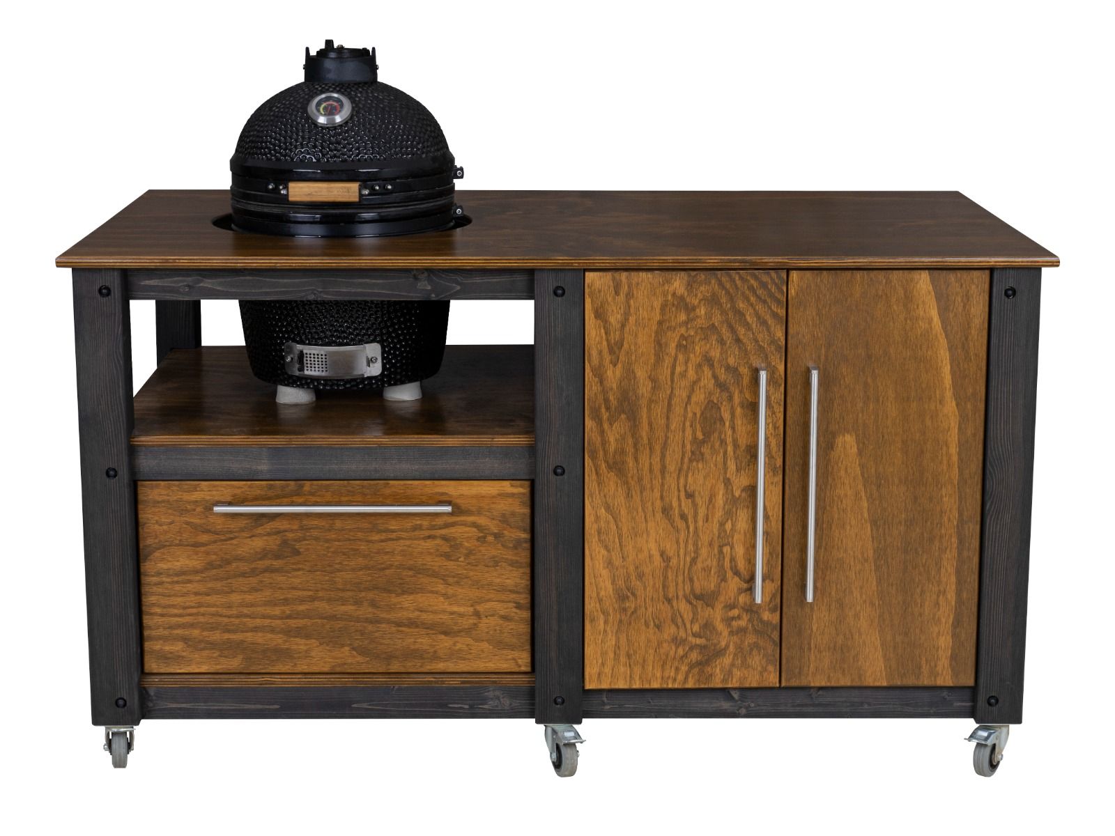 "Chef's Mate" BBQ Grill Table, Kitchen space for all ceramic kamado cookers - SGP Garden Ltd