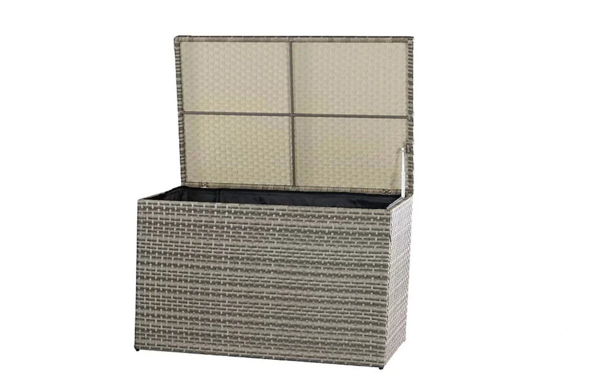 Chesterton Grey 5 Seater Corner Rattan Garden Sofa Lounge Set, Cover and Cushion Box Bundle - SGP Garden Ltd