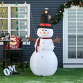 Christmas Inflatable Snowman Greeting 100W x 80D x 182H cm - SGP Garden Ltd