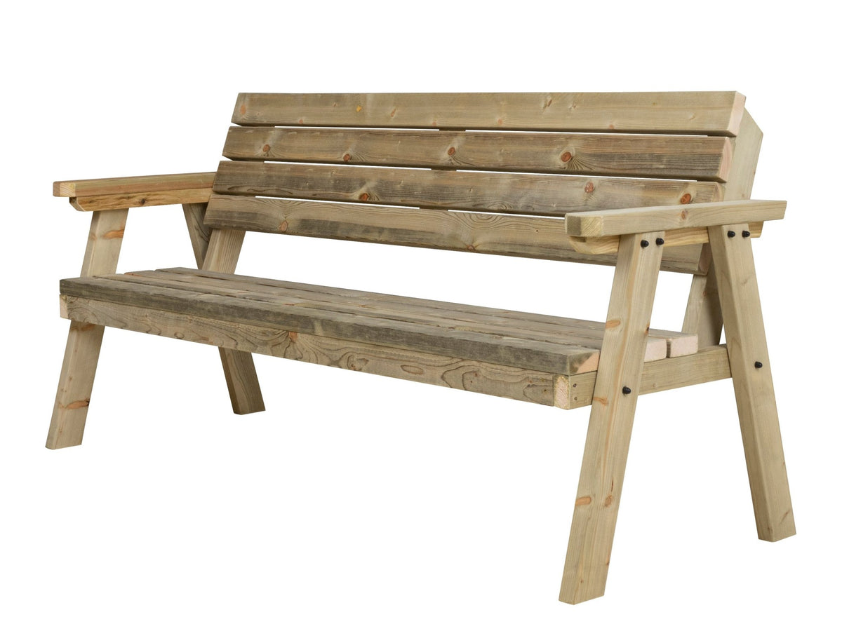 Consilium Garden Fence Bench With Backrest - SGP Garden Ltd
