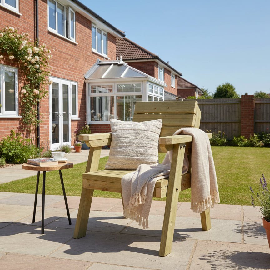 Consilium Garden Fence Bench With Backrest - SGP Garden Ltd