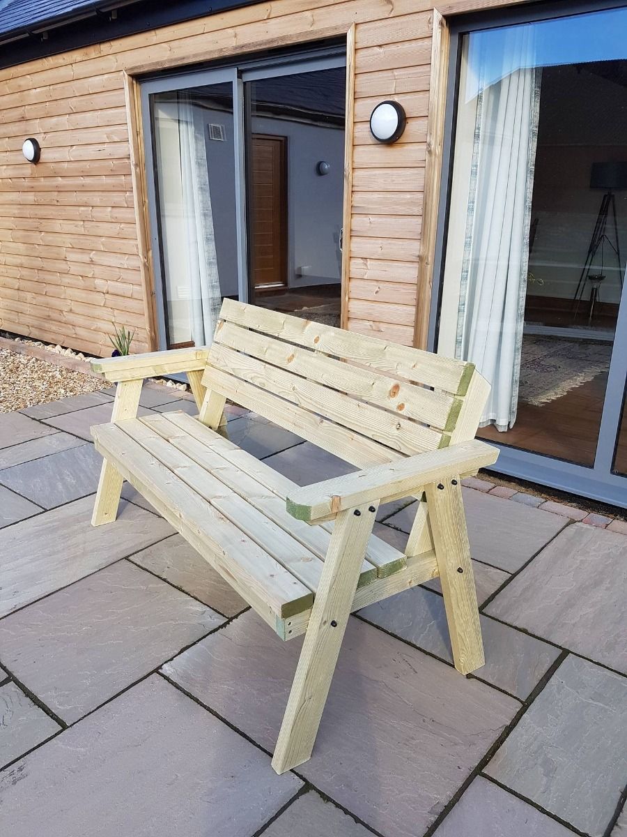 Consilium Garden Fence Bench With Backrest - SGP Garden Ltd