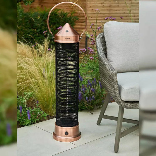 Copper Electric Lantern - Small 1500W - SGP Garden Ltd