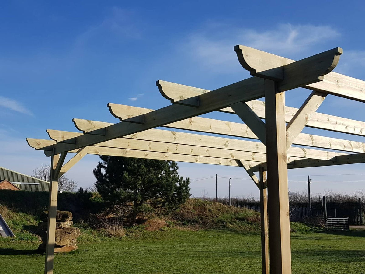 Corbel Wooden Pergola and Decking Kit - SGP Garden Ltd
