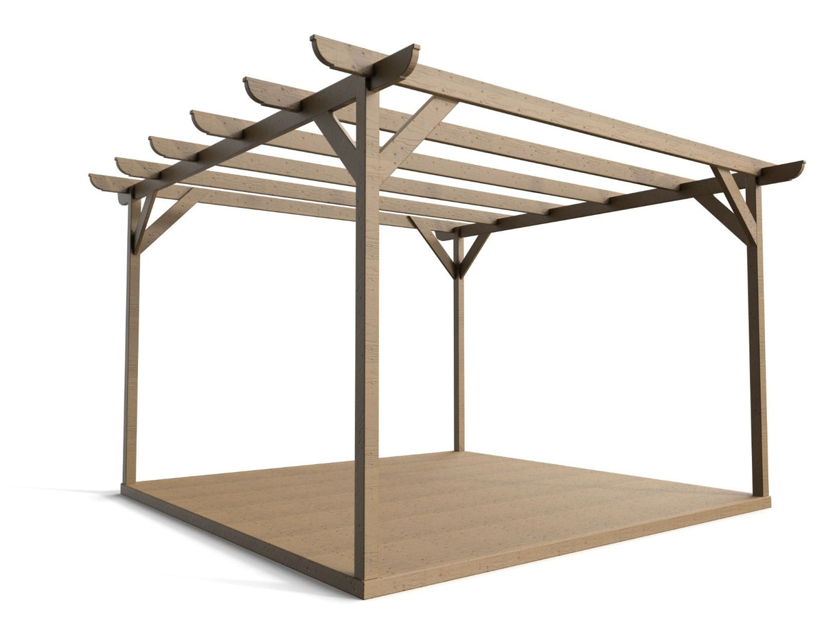 Corbel Wooden Pergola and Decking Kit - SGP Garden Ltd