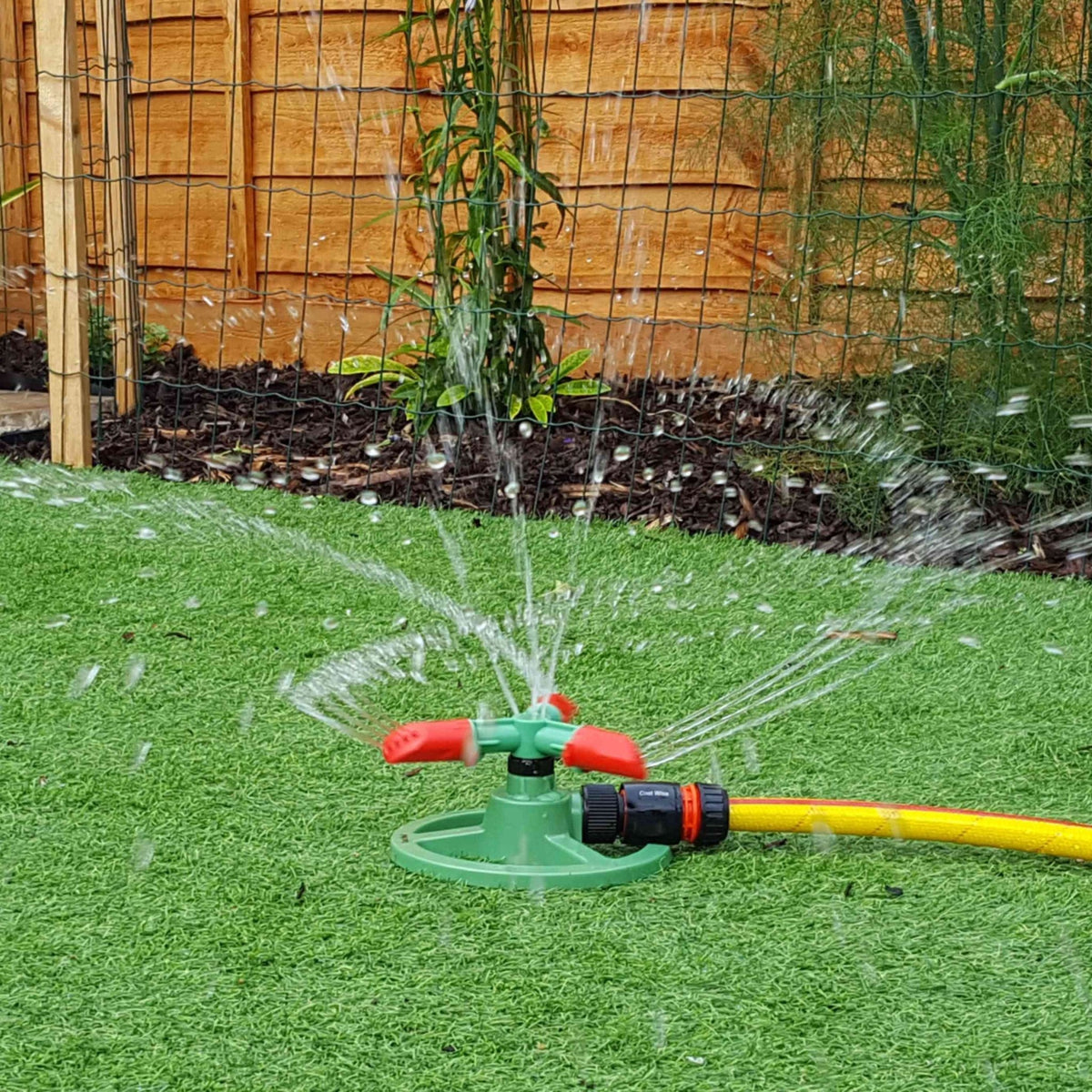 Cost Wise 3-Arm Revolving Sprinkler Outdoor Watering Kit Outdoor Hose Accessory - SGP Garden Ltd