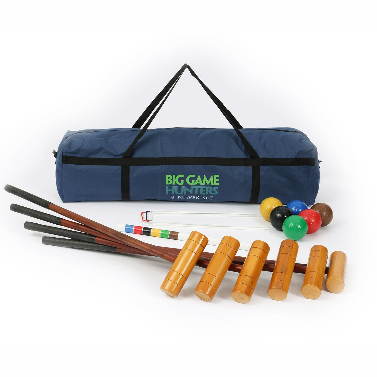 Croquet Set - Full Size - Premium 6 Player Set - Outdoor - SGP Garden Ltd