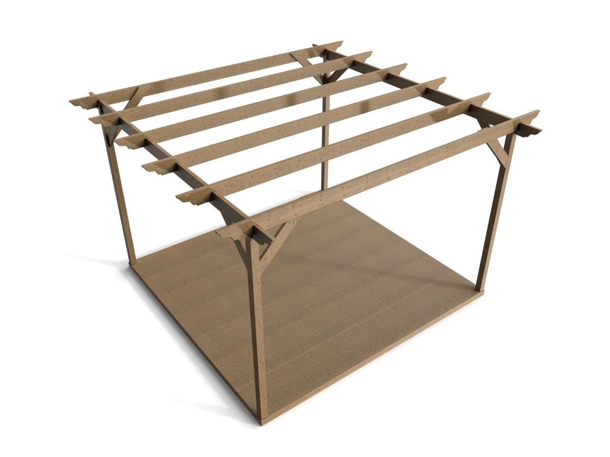 Dinasty Wooden Pergola and Decking Kit - SGP Garden Ltd