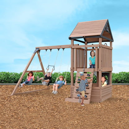 Driftwood Cove Wooden Climbing Frame - SGP Garden Ltd