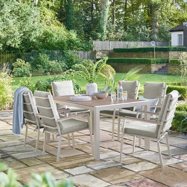 Easton 6‑Seater Outdoor Dining Set - SGP Garden Ltd