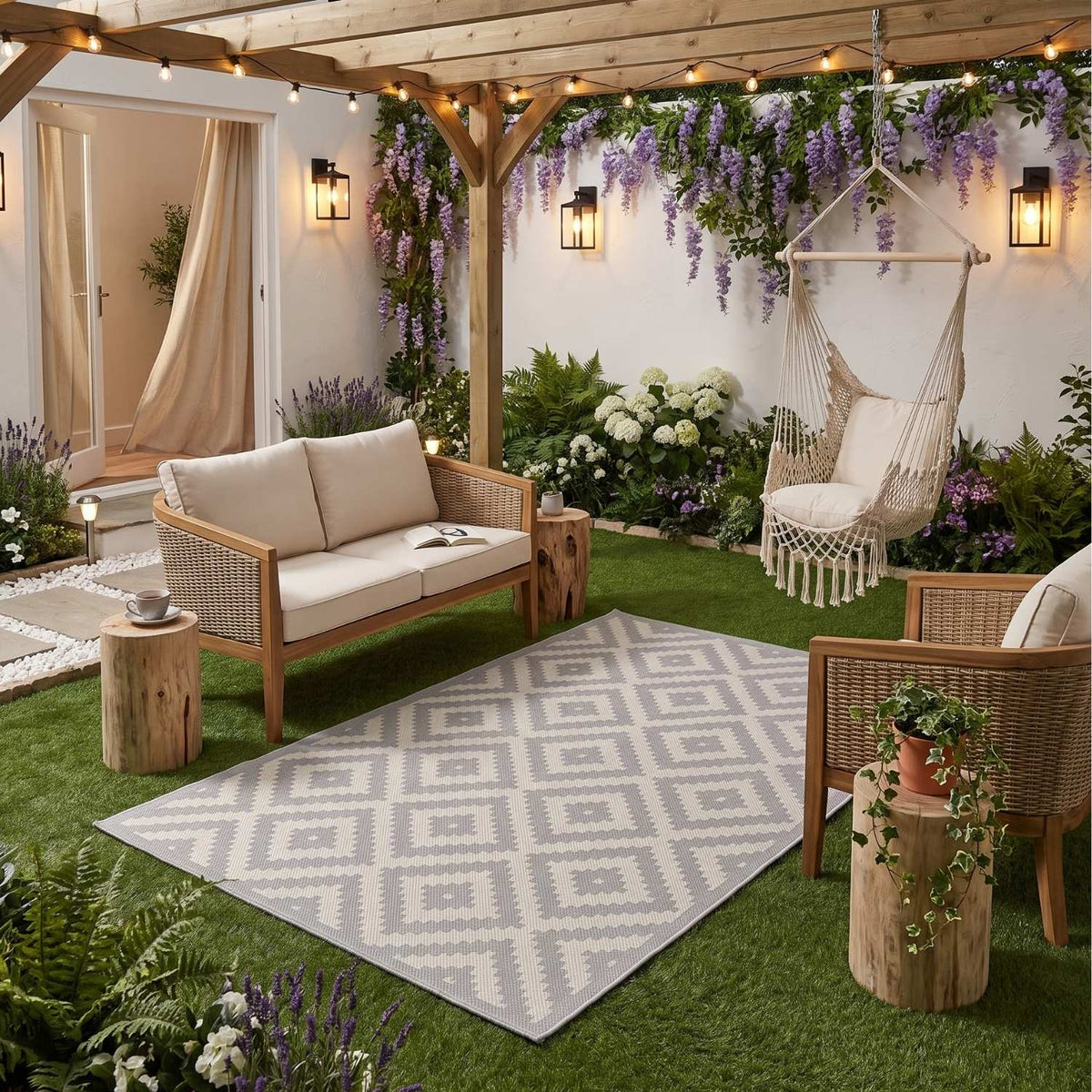 Ecology Outdoor Rug Grey | 100g - SGP Garden Ltd