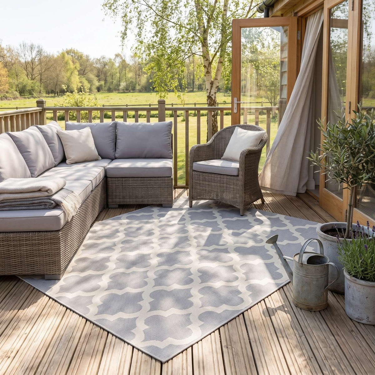 Ecology Outdoor Rug Grey | 400g - SGP Garden Ltd