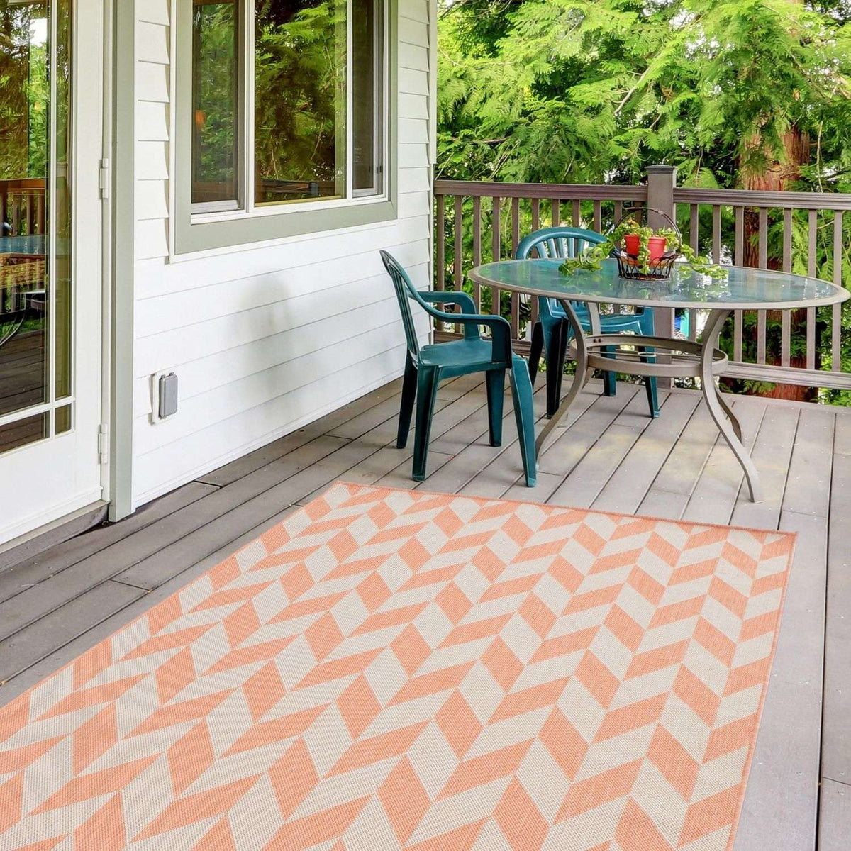 Ecology Outdoor Rug Orange | 600Or - SGP Garden Ltd