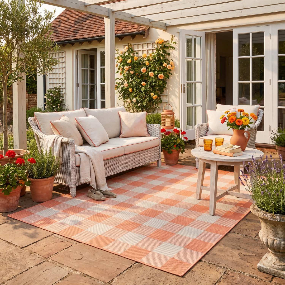 Ecology Outdoor Rug Orange | 700OR - SGP Garden Ltd
