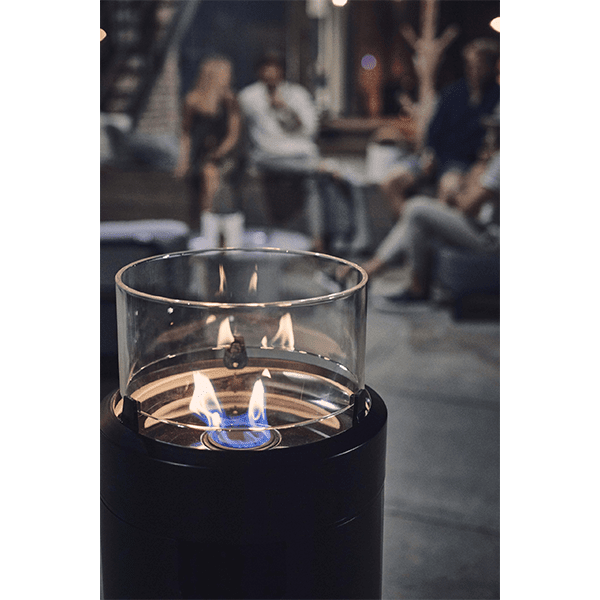 Enders® Large Black NOVA LED Flame Heater - SGP Garden Ltd