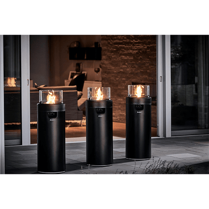 Enders® Large Black NOVA LED Flame Heater - SGP Garden Ltd