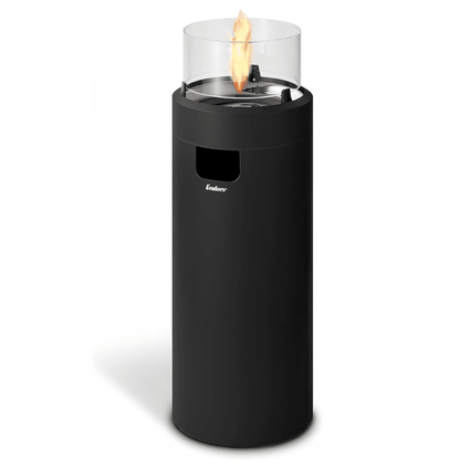 Enders® Large Black NOVA LED Flame Heater - SGP Garden Ltd