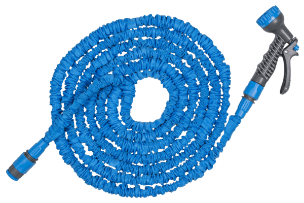 Expanding Trick Hose 10m - 30m Blue Outdoor Watering Kit Outdoor Hose Accessory - SGP Garden Ltd