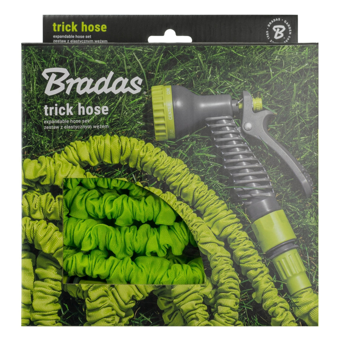 Expanding Trick Hose 10m - 30m Lime Outdoor Watering Kit Outdoor Hose Accessory - SGP Garden Ltd