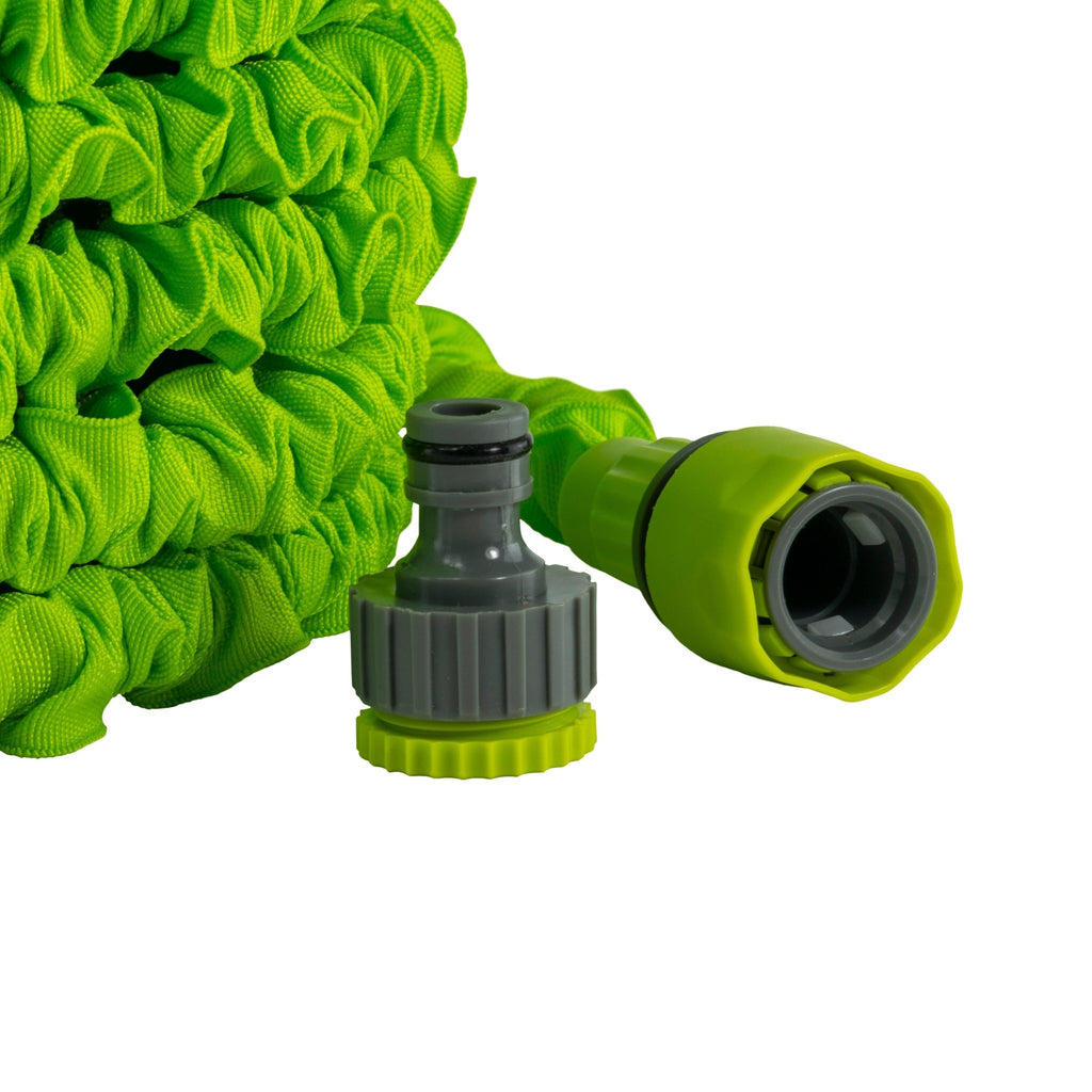 Expanding Trick Hose 10m - 30m Lime Outdoor Watering Kit Outdoor Hose Accessory - SGP Garden Ltd