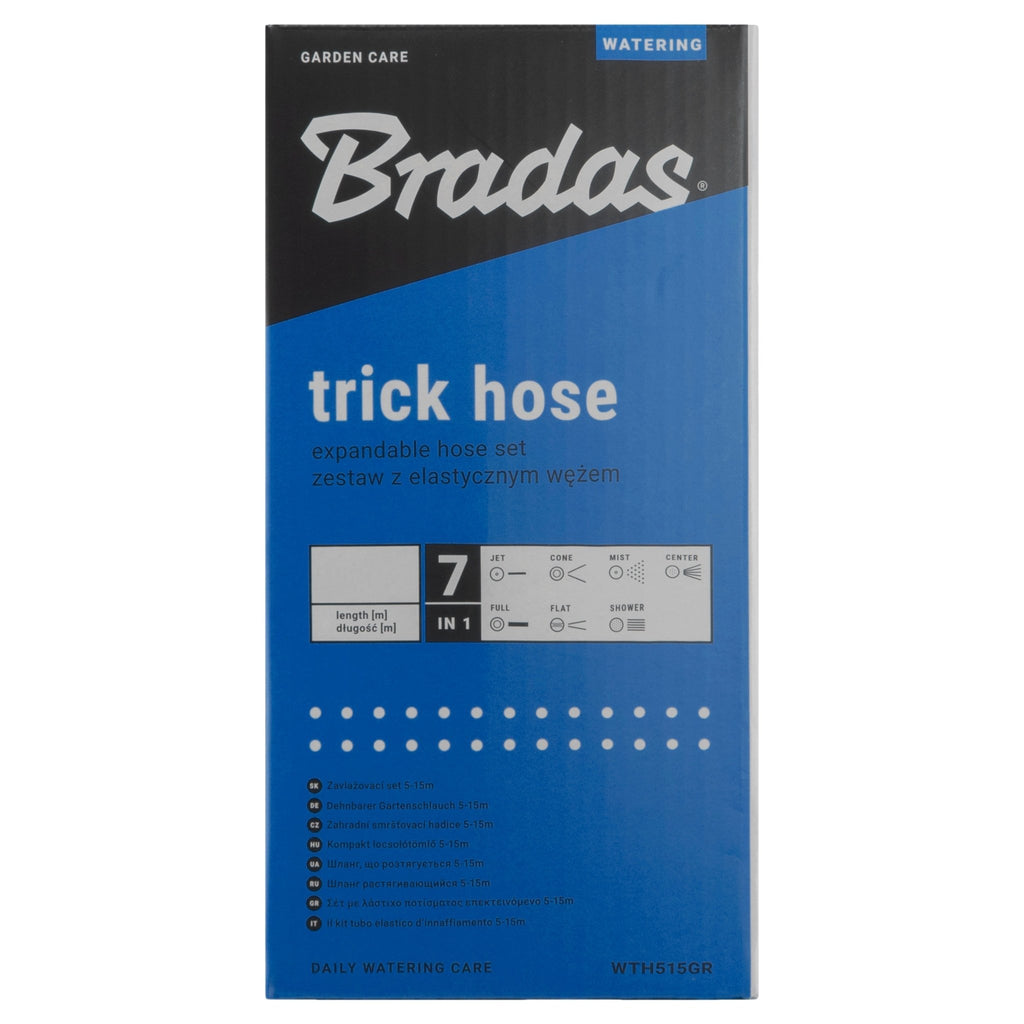 Expanding Trick Hose 15m - 45m Blue Outdoor Watering Kit Outdoor Hose Accessory - SGP Garden Ltd