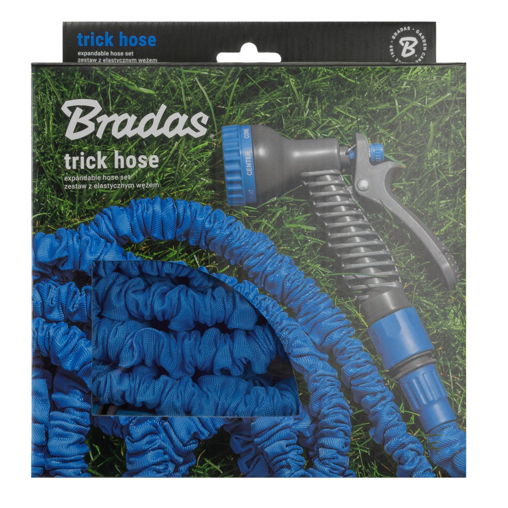 Expanding Trick Hose 15m - 45m Blue Outdoor Watering Kit Outdoor Hose Accessory - SGP Garden Ltd