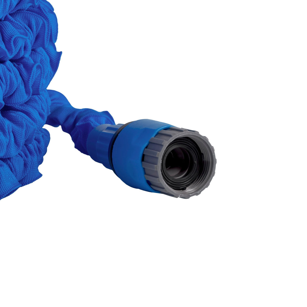 Expanding Trick Hose 5m - 15m Blue Outdoor Watering Kit Outdoor Hose Accessory - SGP Garden Ltd