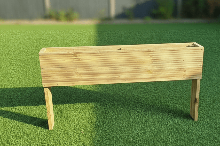 Extra Deep Raised wooden decking planter - SGP Garden Ltd