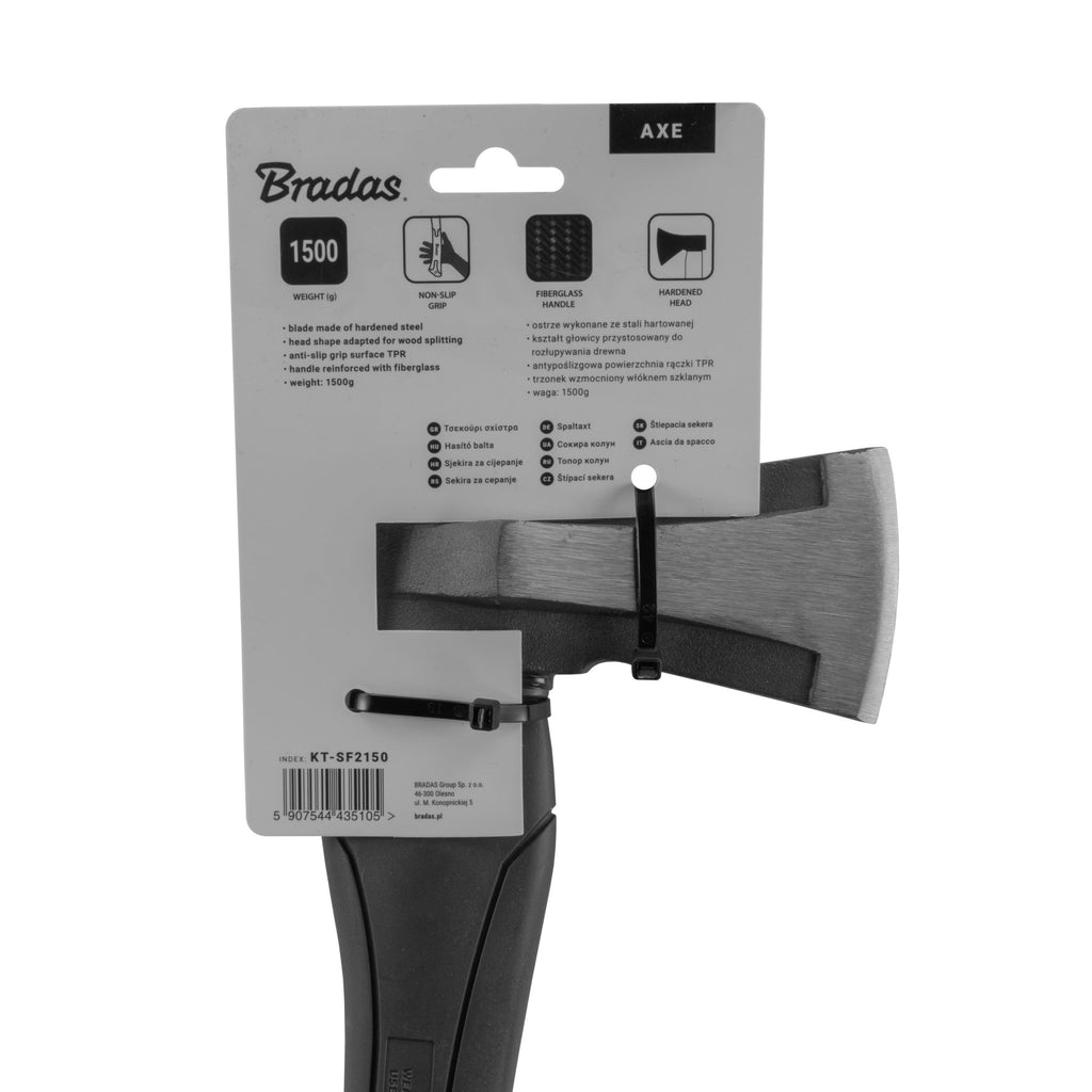Fiberglass Splitting Axe 1500g DIY Tool Accessory Home and Garden Use - SGP Garden Ltd