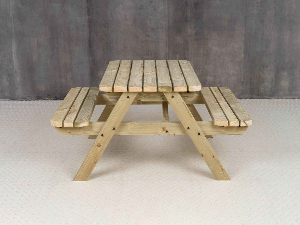 Fortem Rounded Pub Style Picnic Table Benches Set - SGP Garden Ltd