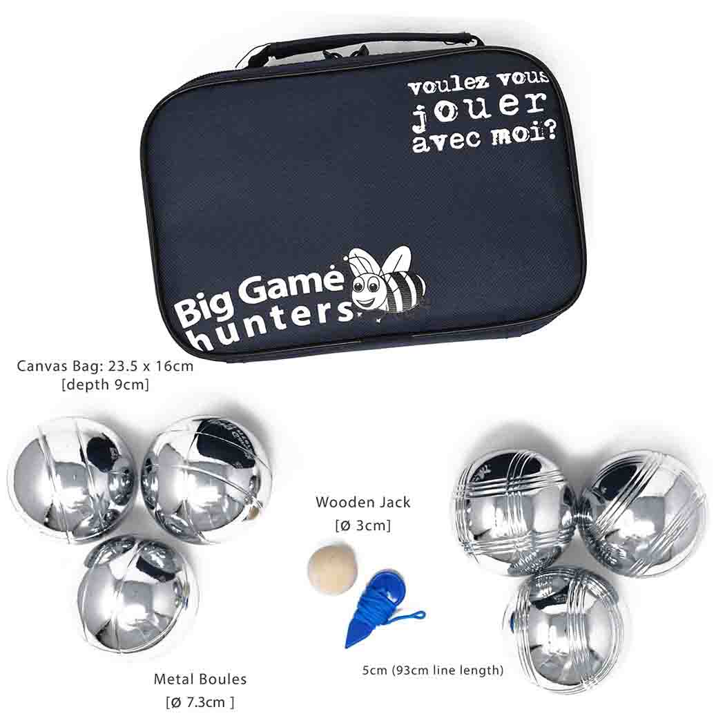 French Boules - Set of 6 - Luxury Canvas Bag - SGP Garden Ltd