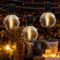 G40 LED Fairy Lights Outdoor 10m – 28 Warm White Bulbs + 2 Spare, Waterproof - SGP Garden Ltd