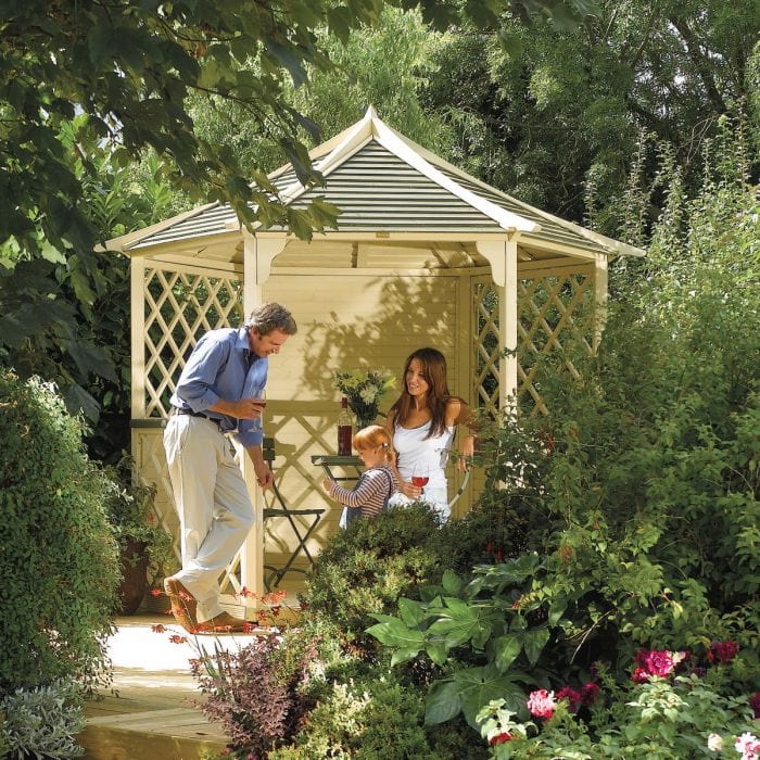Gainsborough Hexagon Timber Gazebo - SGP Garden Ltd