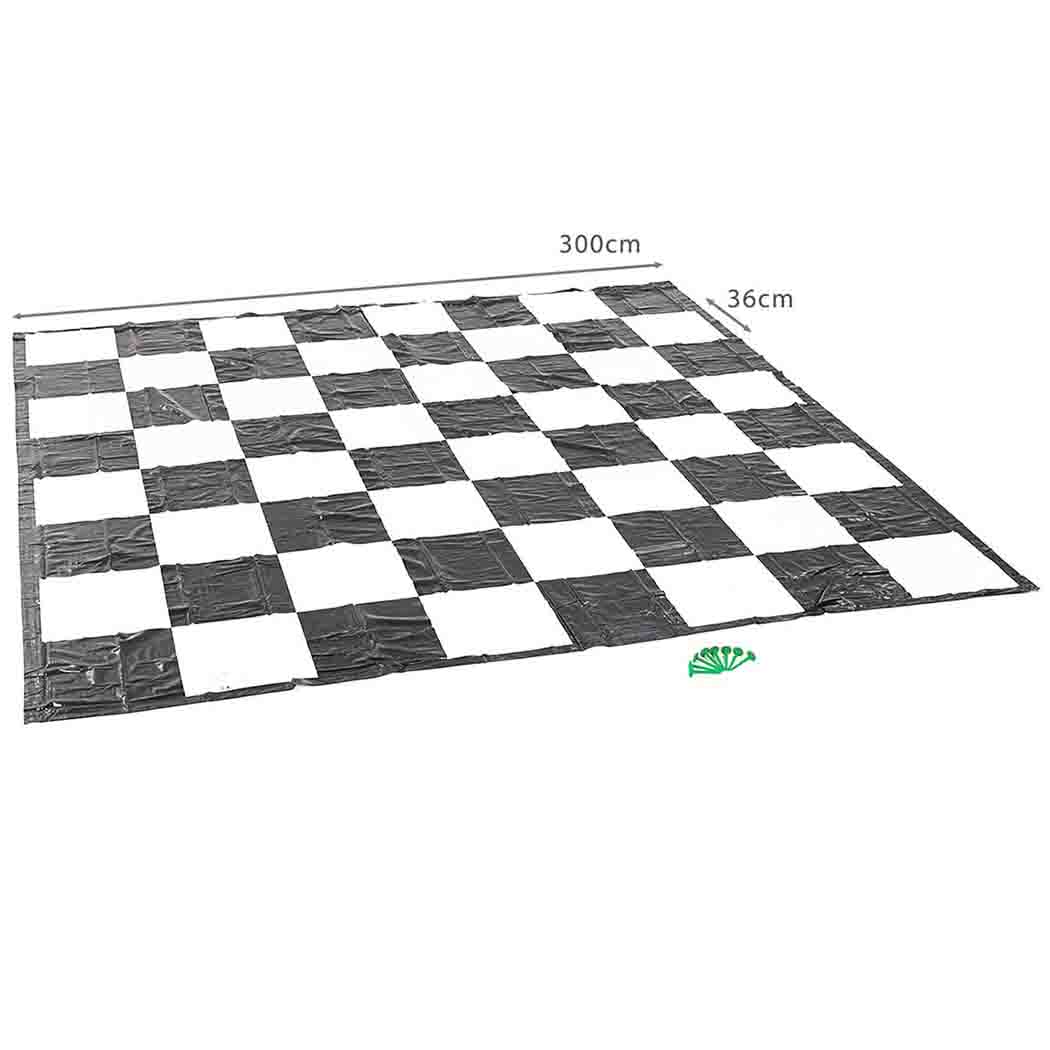 Giant Chess Mat (3m x 3m) - Indoor & Outdoor - SGP Garden Ltd