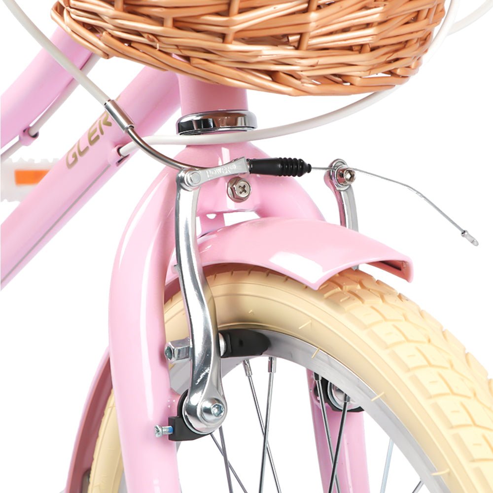Glerc 20 Inch Beach Cruiser Hybrid Kids Bike with Rear Rack - Missy - SGP Garden Ltd