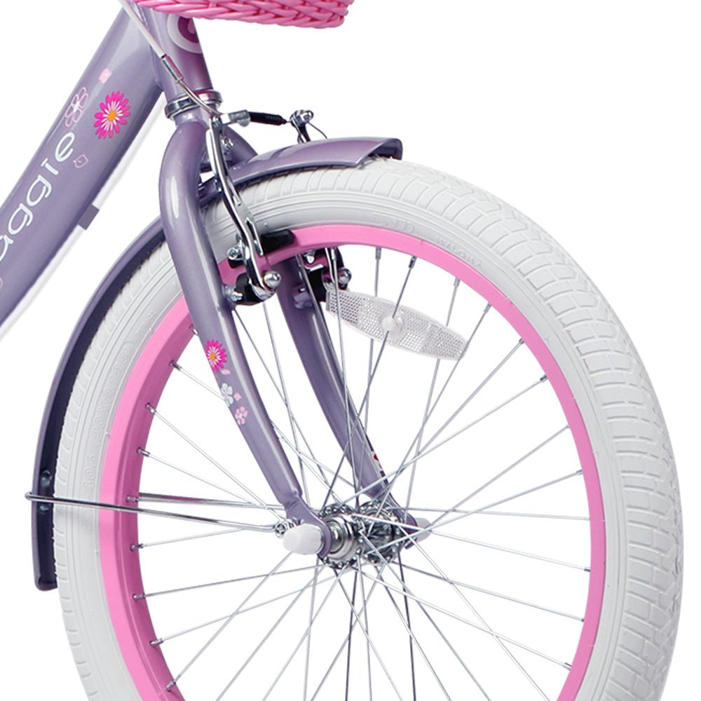 Ride in style with the Glerc 20 Inch Cute Bike! Featuring a rear rack for extra convenience