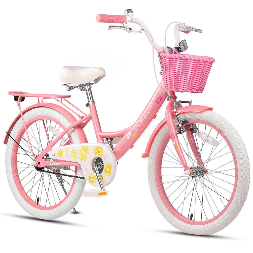 Ride in style with the Glerc 20 Inch Cute Bike! Featuring a rear rack for extra convenience