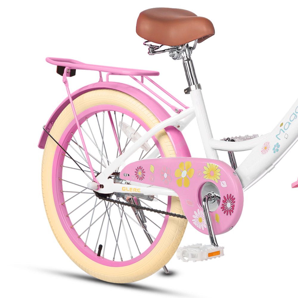 Ride in style with the Glerc 20 Inch Cute Bike! Featuring a rear rack for extra convenience