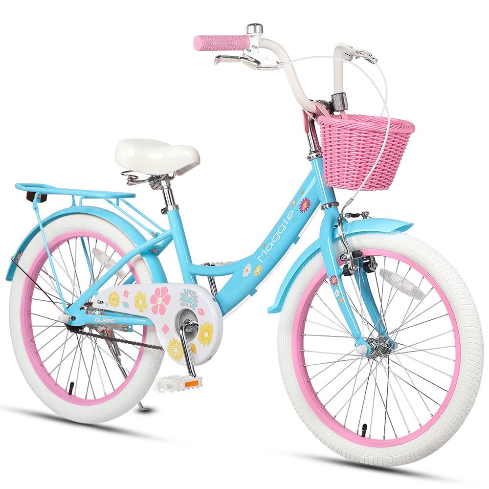 Ride in style with the Glerc 20 Inch Cute Bike! Featuring a rear rack for extra convenience