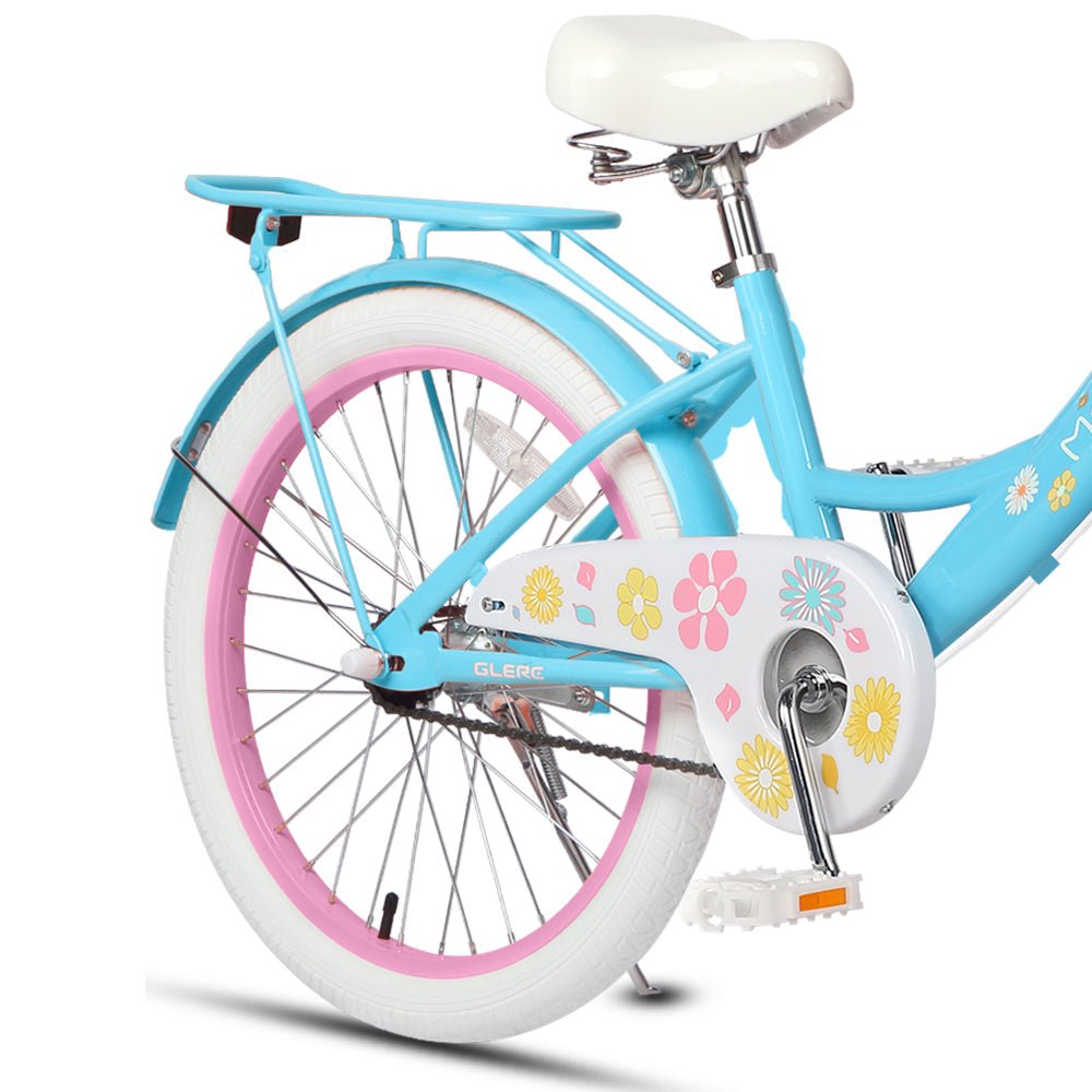 Ride in style with the Glerc 20 Inch Cute Bike! Featuring a rear rack for extra convenience