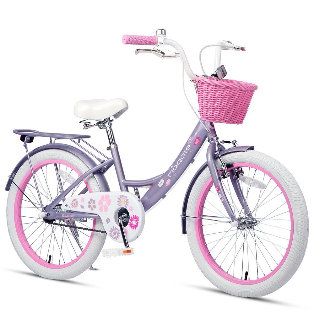 Ride in style with the Glerc 20 Inch Cute Bike! Featuring a rear rack for extra convenience